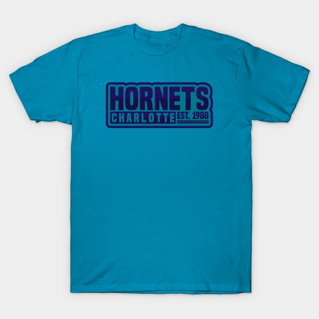 Charlotte Hornets 02 T-Shirt by yasminkul